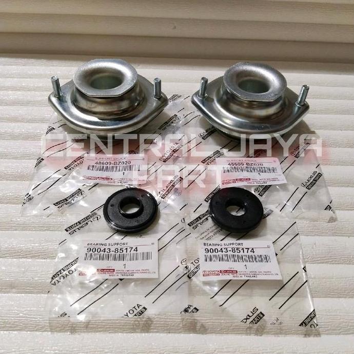 MOUWIZ SUPPORT SHOCK+BEARING SUPPORT AGYA AYLA SET 4PC ORIGINAL