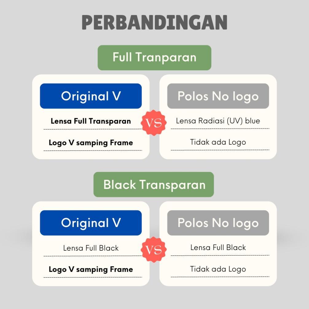 promo akara-007 | kacamata vincent original high quality transparan | kacamata putih kacamata transp