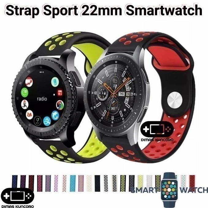 Strap Sport 22mm Silikon silicon tali jam silicone aolon watch foom s3 adc s adv 2 r cyber mars r3 u