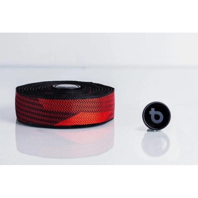 BTP POLY WOVEN BAR TAPE - BLACK/RED