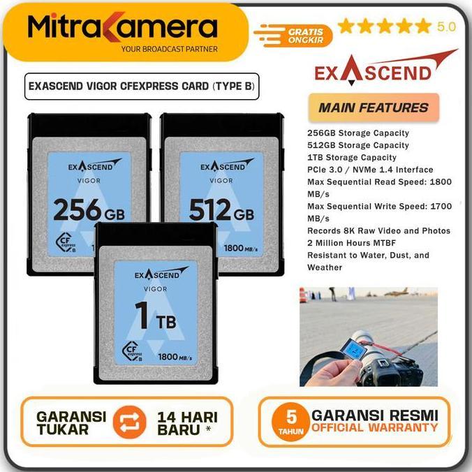 KYOMIE EXASCEND Vigor CFExpress Card (Type B)