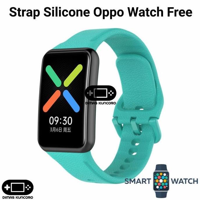 Strap Silicone Oppo Watch Free silicon tali jam tangan karet rubber oppo watch free murah