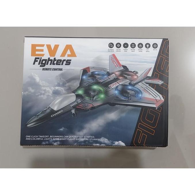 ZEZEXON FIGHTERS Mainan Pesawat Drone Quadcopter Jet tempur