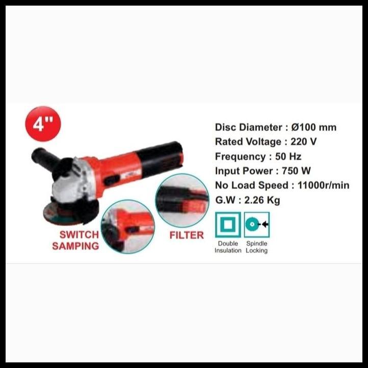 DISKON GERINDA TANGAN 4" INCH / W 3439 