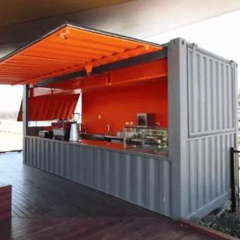 Terlaris Booth Kontainer Cafe/Kios Custom Design #214