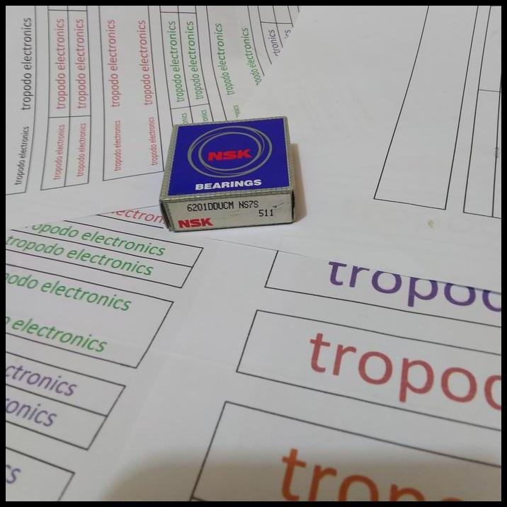 GRATIS ONGKIR BALL BEARING 6201 2RS / 6201 DDUCM MERK NSK JAPAN !!!