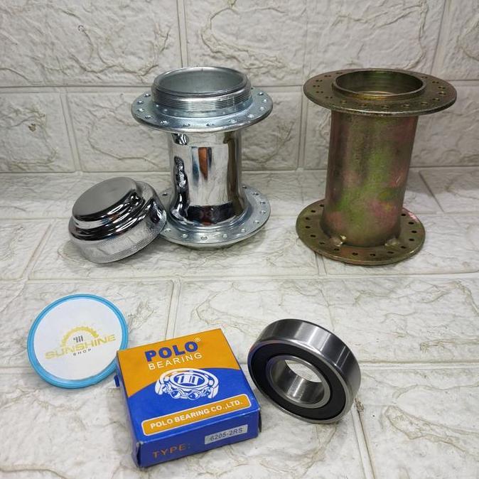 Bearing 6205 2RS POLO Klaher Hub Bos Samping Becak Motor Bentor Gerobak