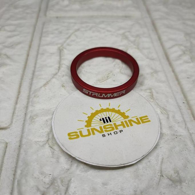 Ring Spacer Stem STRUMMER 5mm Alloy Fork Oversize 28.6 Sepeda MTB Roadbike