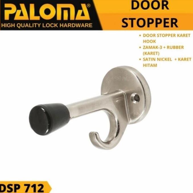 DOOR STOPER PENAHAN PINTU DINDING KARET PALOMA DSP 712