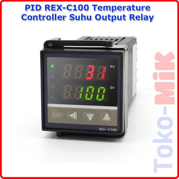 PID REX-C100 REX C100 Temperature Controller Suhu Output RELAY