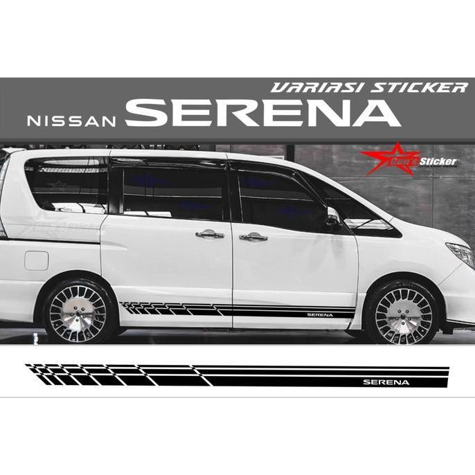 Nissan Serena sticker pintu nissan serena