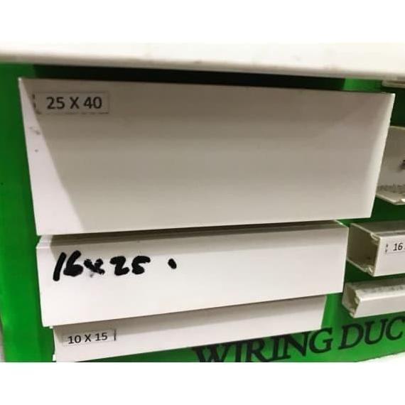 Allthebest Kabel Duct 16x25 16 x 25 Niso Kabel Duct 1,6 x 2,5 Niso 1,7meter