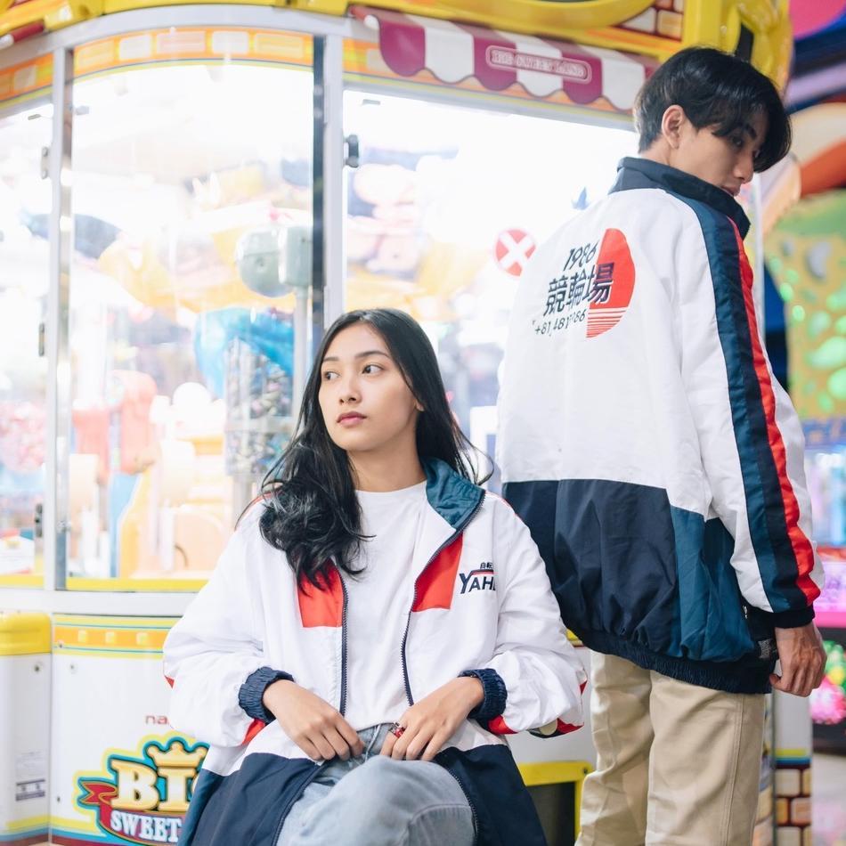 Cuci Gudang Club Of 1986 Yahiko Original Sporty Colorblock Vintage Windbreaker Jacket