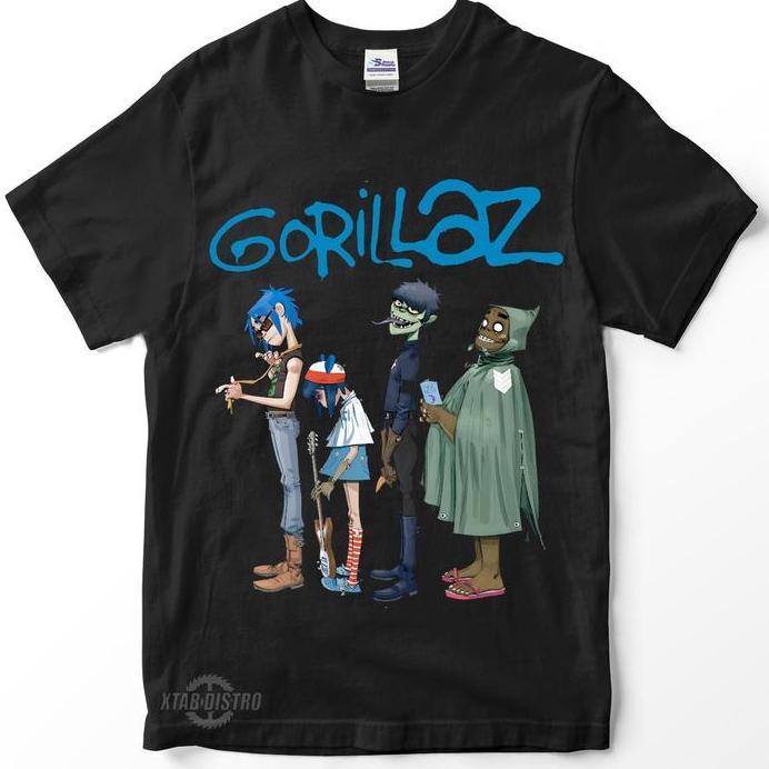 Kaos band GORILLAZ CLINT EASTWOOD Premium tshirt gorillaz
