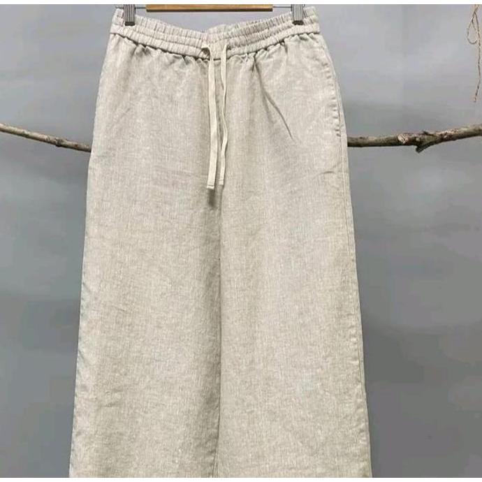 Logpranissa_ - celana kulot highwish/CELANA KULOT WANITA RAMI LINEN PREMIUM/CELANA WANITA TERKINI CE