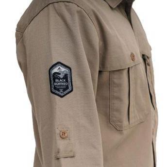 Ready Kemeja Eiger Ambition Tropic Blk Borneo Shirt