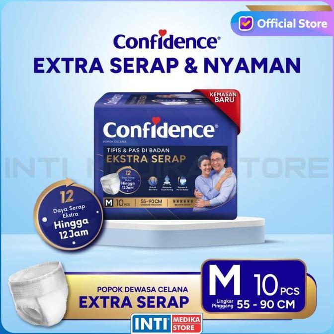 Medclean- Confidence - Adult Diapers Pants Extra Serap | Popok Dewasa Celana