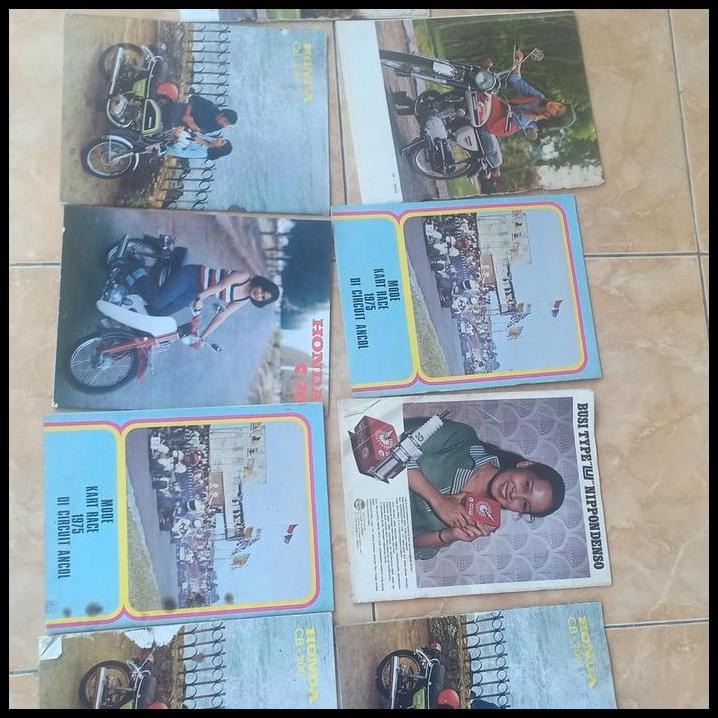 DISKON MAJALAH MOTOR HONDA TAHUN 1970AN 