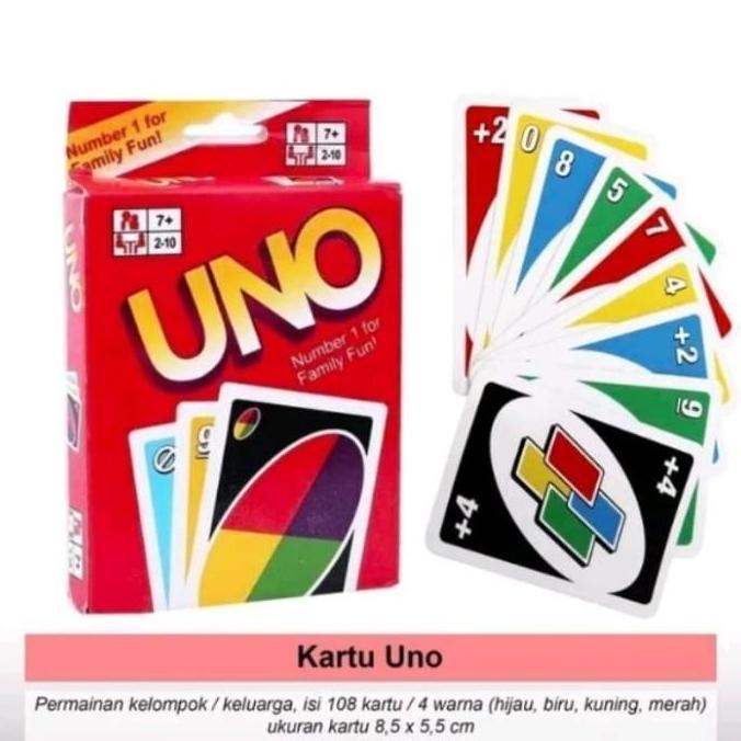 (Allthebest) Mainan Edukasi Kartu U no Card Kartu U no Mainan Edukatif Anak Dewasa