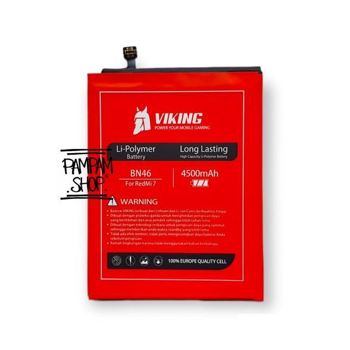Nickboy- Viking Baterai Double Power Bn46 Compatible For Redmi 7 / Redmi Note 8 Batre Batrai Battery
