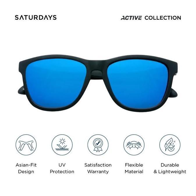 SATURDAYS - Axis Sport Sunglasses Kacamata Hitam Olahraga Pria & Wanita