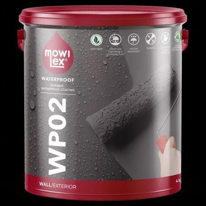 Nexwill- [1 Kg] Cat Tembok Eksterior Mowilex Wp02 Waterproof