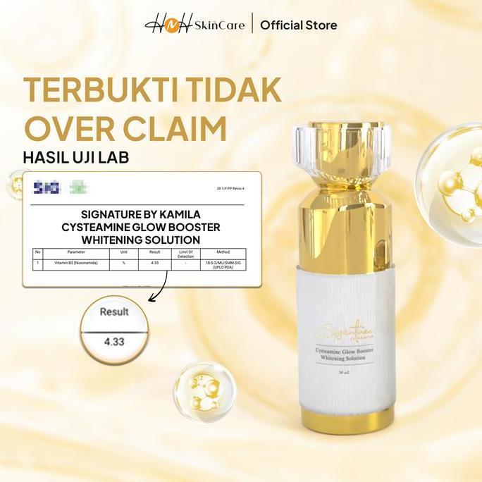 Iyaakirim- Signature By Kamila - Cysteamine Glow Booster Whitening Solution - Serum Cysteamine Untuk