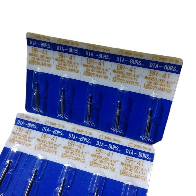 DENTAL BUR HIGHSPEED MANI DIA-BURS ORIGINAL JAPAN BR 41 Satuan Karang