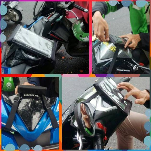 Recommended Phone Holder Hp Waterproof Untuk Di Motor Anti Air Tas Gojek Grab Layar Sentuh Touchscre