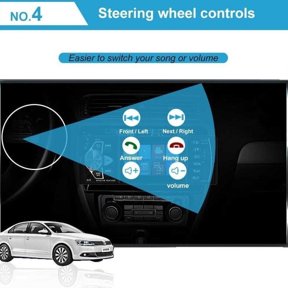 <Cod>Single Din 4022D Lcd 4.1 Inch Monitor Tape Audio Tape Mobil Bluetooth Mp5 Parkir Monitor Tape A