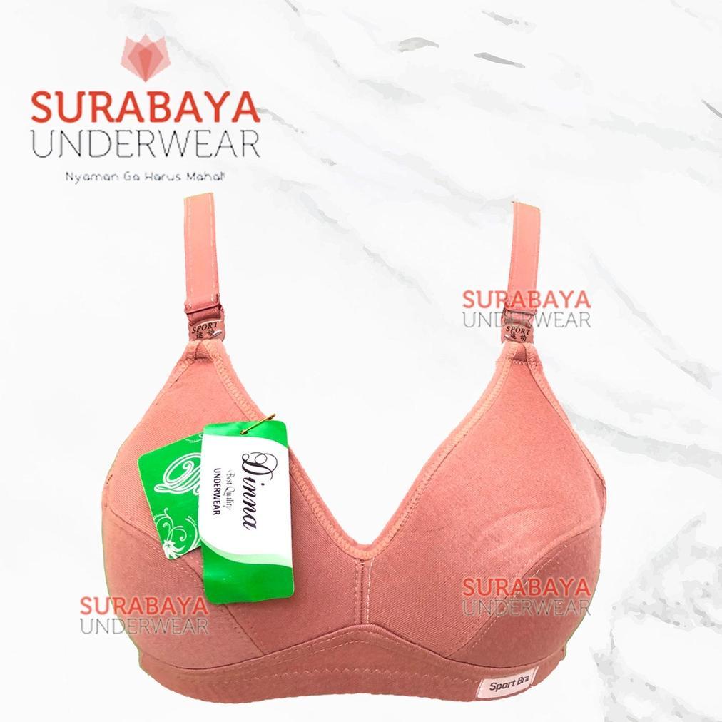 FAST DELIVERY SPORT BRA KATUN NYAMAN BUAT SEHARI HARI SIZE BESAR MERK DN (SIZE 34-46)