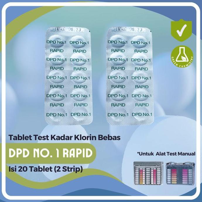 Medkit- Refill Pool Test Kit Chlorine Lovibond Dpd No.1 Rapid 20 Tablet