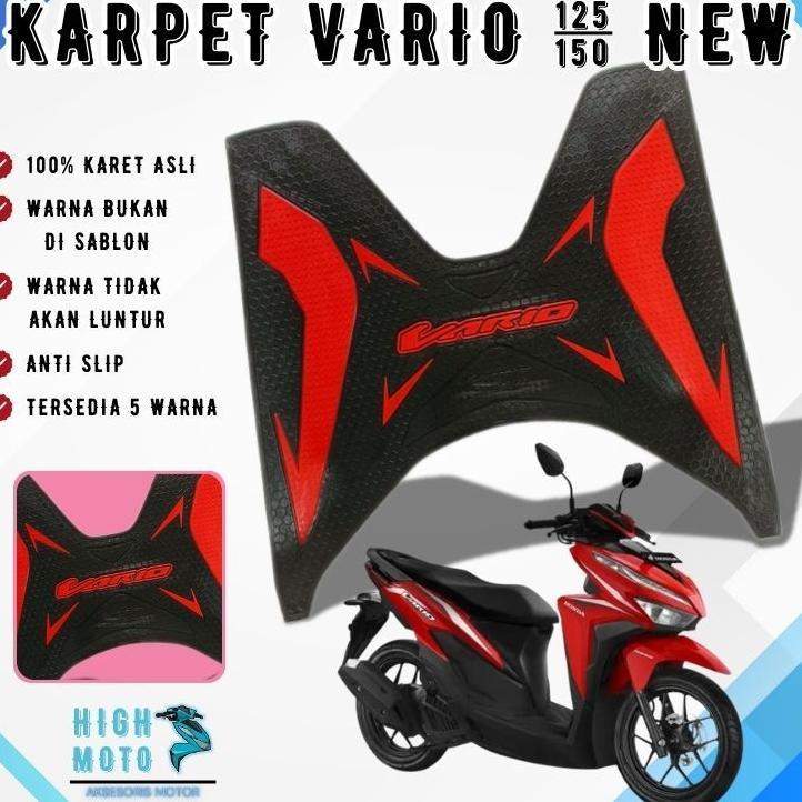 kualitas super karpet motor vario 2021 / pijakan kaki motor honda vario 2021-2024
