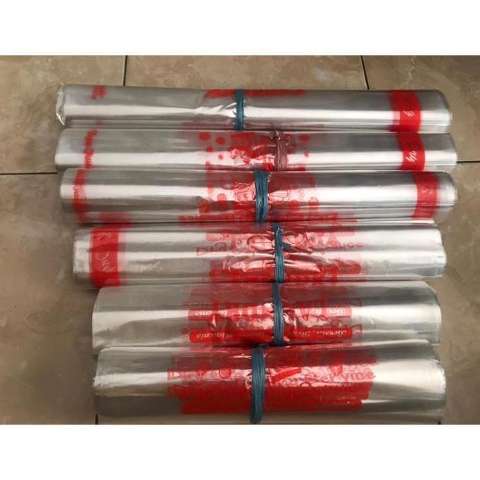 Lansungkirim- Plastik Sablon/Printing Laundry Berat 1Kg Warna Merah Dan Biru