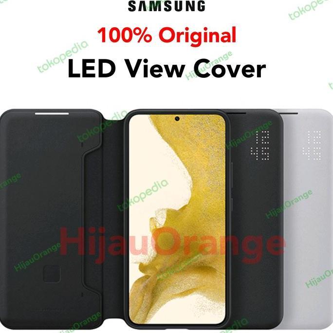 HARGA DISC - Original Samsung S22 Ultra Plus LED VIew Flip Cover Case Casing Lipat