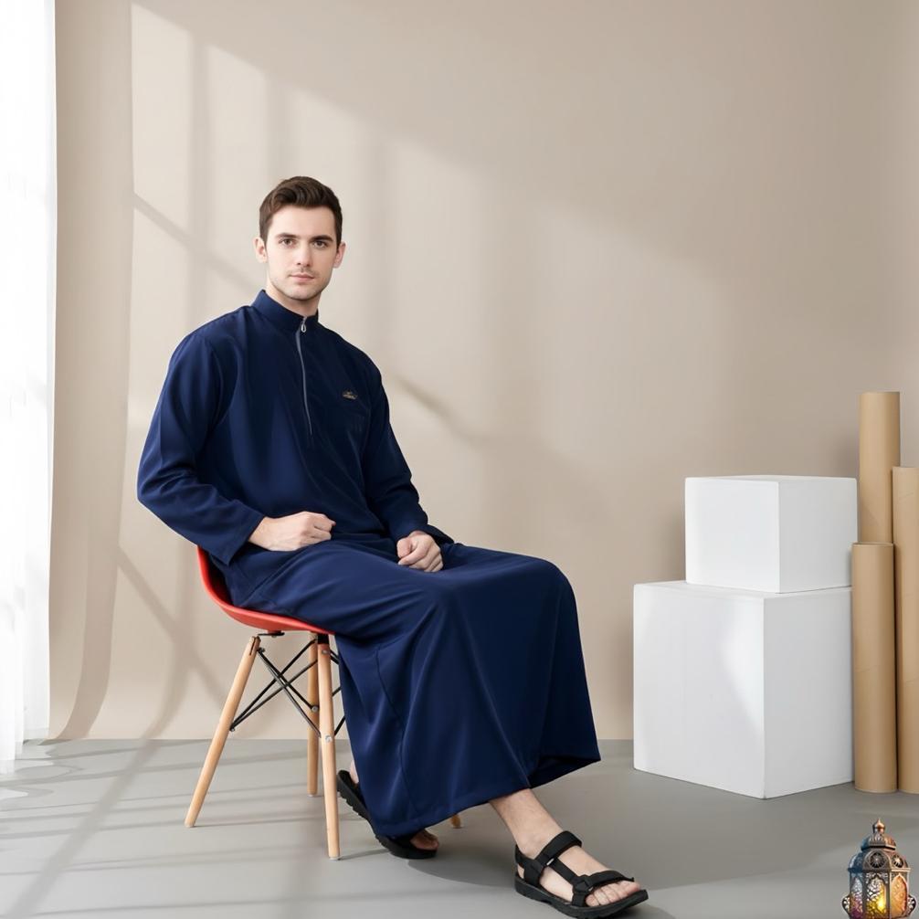 DISKON JUBAH SLIMFIT HITAM TOYOBO TERLARIS GAMIS PUTIH POLOS PRIA GAMIS PRIA KHALEED GAMIS HITAM POL