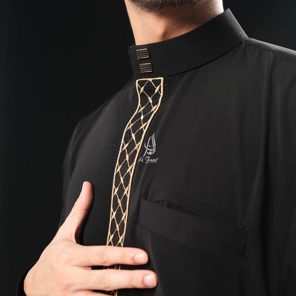 DISKON JUBAH AZMAN SLIMFIT BORDIR GAMIS SLIMFIT PRIA BORDIR JUBAH PRIA MUSLIM GAMIS PRIA PANJANG MAN