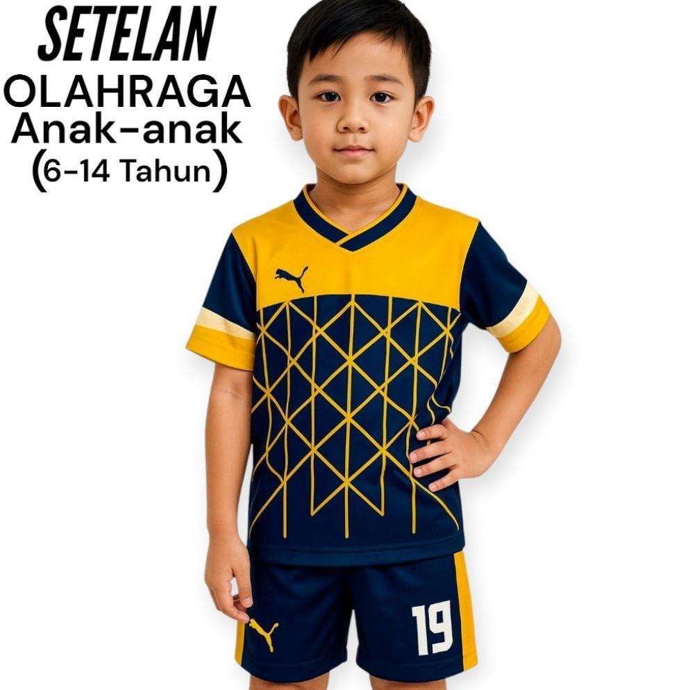 RECOMMENDED BISA SABLON NAMA DAN MOMER PUNGGUNG  Setelan Olahraga Anak Laki laki sd Kostum Baju Bola