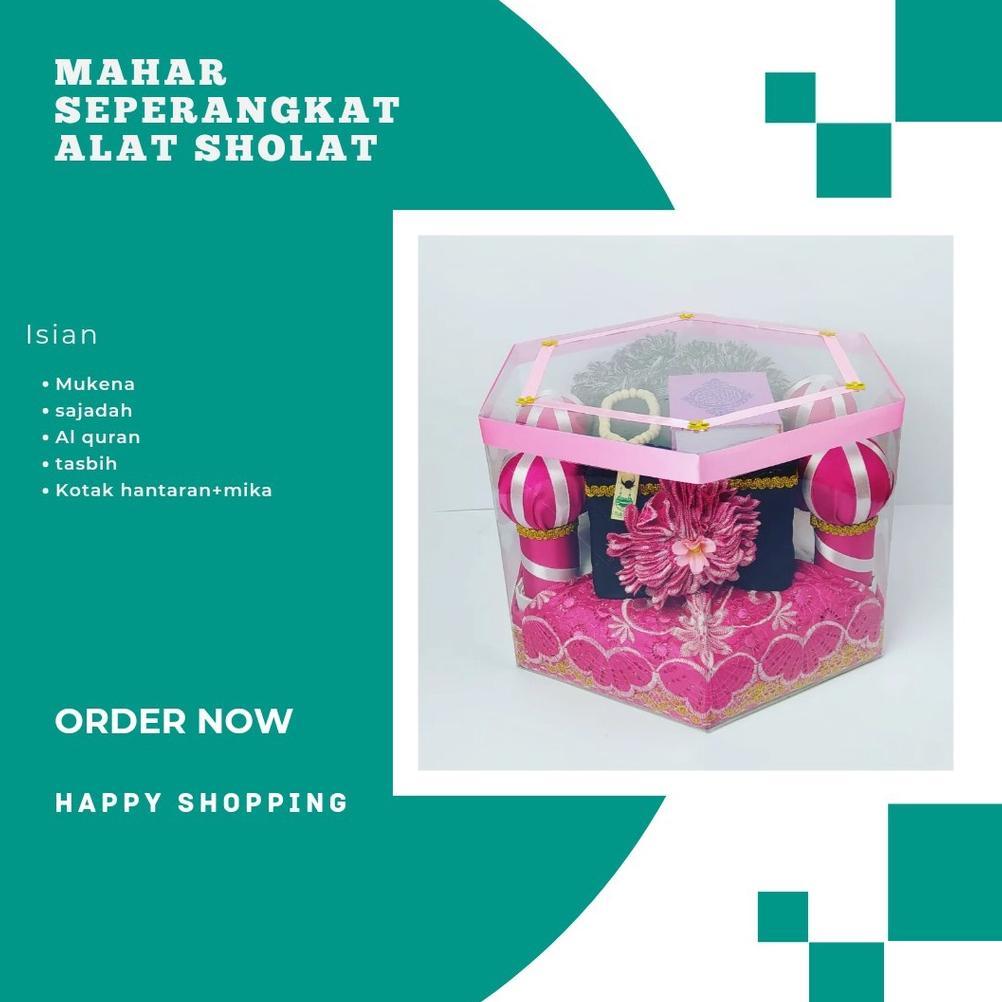 DISKON SGE//SEPERANGKAT ALAT SHOLAT MAHAR/MAHAR NIKAH SEPERANGKAT ALAT SHOLAT/MUKENA HANTARAN PERNIK