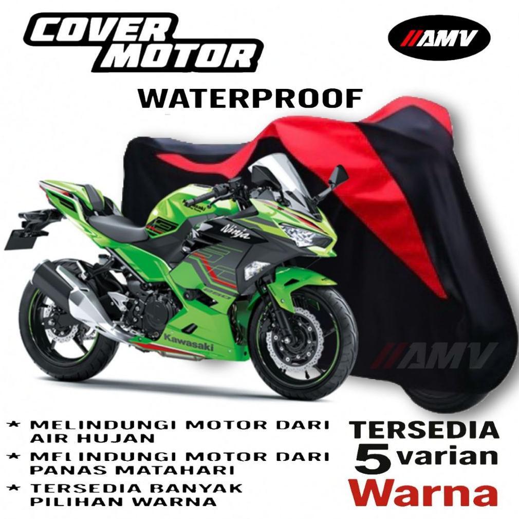 PREMIUM SARUNG COVER MOTOR KAWASAKI NINJA250FI Z250 ZX250 NINJA MONO BAHAN WATERPROOF