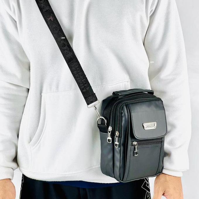 DF160 - Tas Pria Wanita Tas Selempang Waterproof Original Polo Amstar