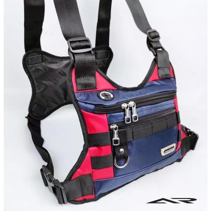 DR213 >> Chestbag Tactical Sporty Outdoor POLO AMSTAR Slingbag Series USS 1.1 Tas Selempang Dada Pri