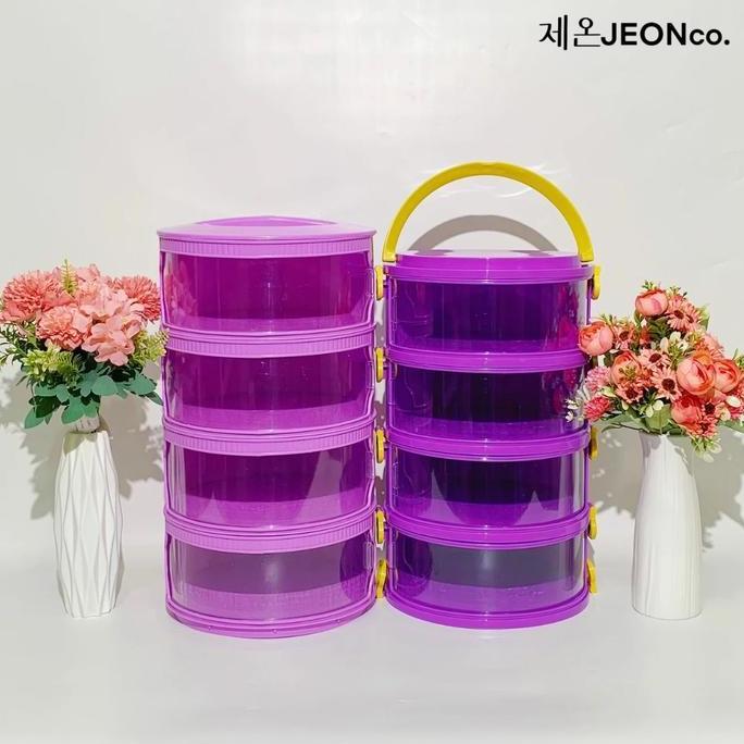 berdoss_balimay - [cod] tudung saji 4 susun lebih tebal food grade cover multilayer tempat penyimpan