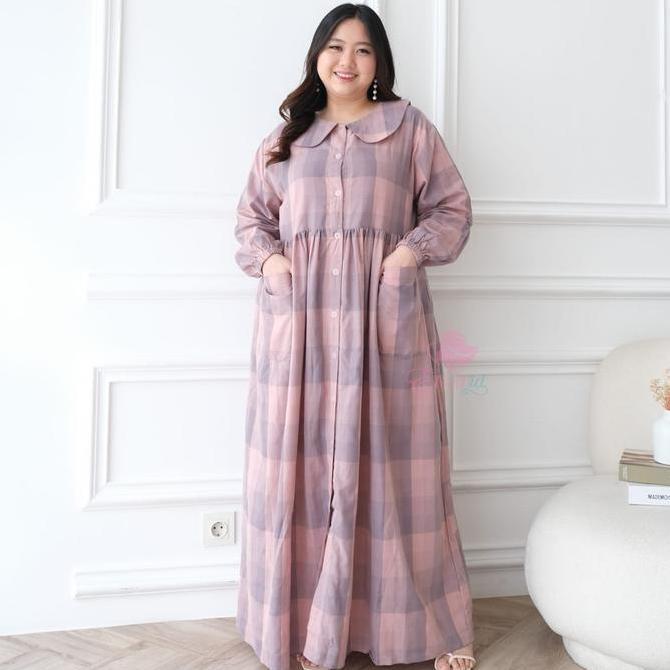 Jumbo Gamis Hanna katun ld 120 130 140 cm