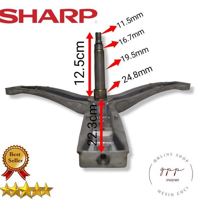 Spider Sharp Esfl1062B & Esfl862 ( Drat Luar)