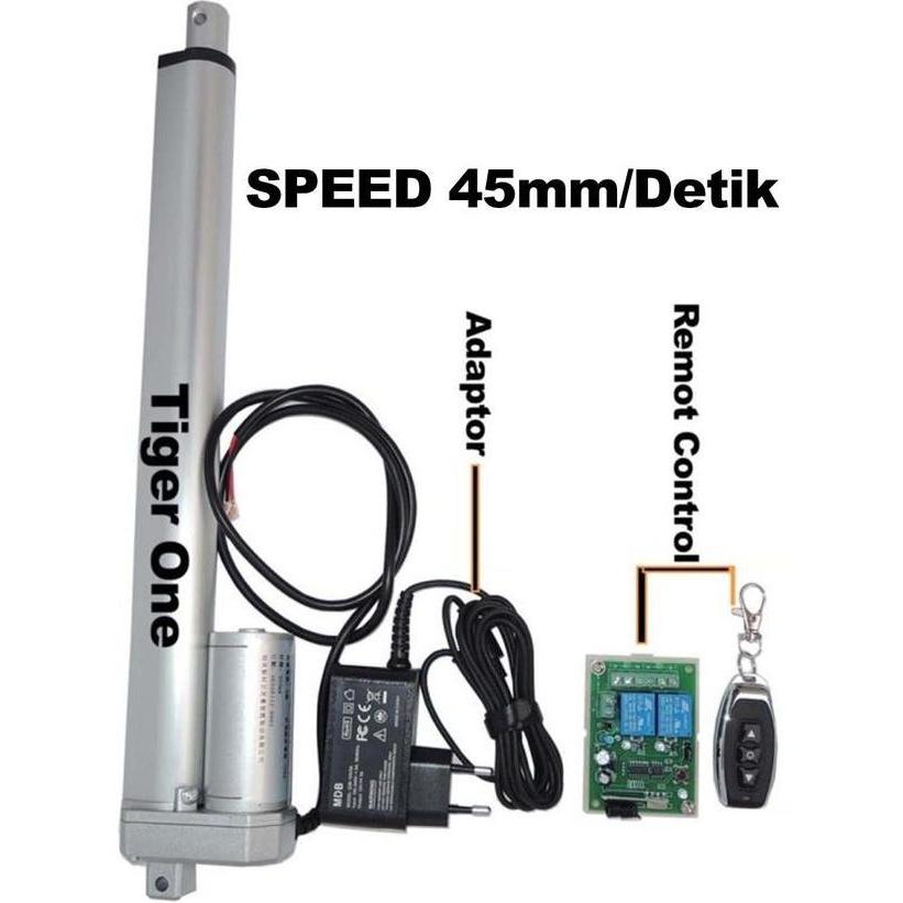 Kumau Aktuator, Actuator 24V Linear Aktuator, Linear Actuator 30cm 200N
