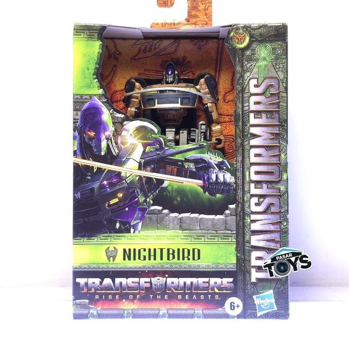 Transformers Rise of the Beasts Nightbird Deluxe Class Action Figure