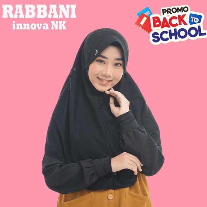 Rabbani ORI -Kerudung Rabbani Asli Innova NK (Pita Diluar) Kerudung Sekolah Jilbab Instan
