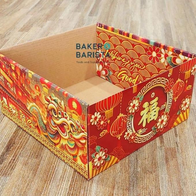 @=@=@=@=] Bon App Imlek 20x20x10 Mika / Kotak Kue Lapis Legit Lapis Surabaya Imlek Mika Dus Hampers 