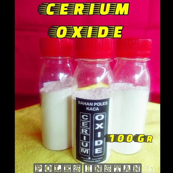 Cerium Oxide Serbuk Poles Kaca Baret 100Gram
